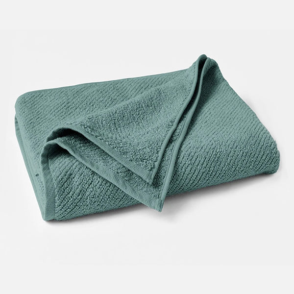 Quick Dry Organic Bath Towel Aqua Green Amouve